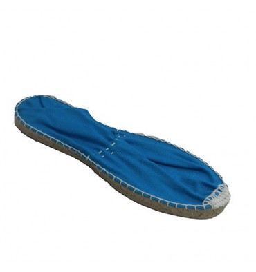 Esparto flat espadrille Made in Spain in blue