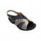 Sandal woman shades marine and metal very comfortable Doctor Cutillas in navy blue