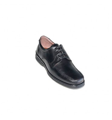 Zapato cordones hombre especial para diabéticos muy cómodo Primocx en negro