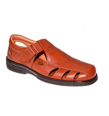 Special Men's Sandals for Very Comfortable Diabetics Primocx in brown