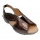 Woman sandal rubber instep 48 Hours in metallic