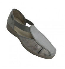 Shoe woman type sandal with lateral gums Muro in gray