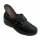 Velcro shoe woman lycra removable insoles very wide Doctor Cutillas in black