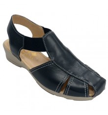Women sandals very comfortable rubber 48 Hours in navy blue