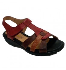 Sandal woman very soft and comfortable Doctor Cutillas in red