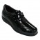 Special woman shoe in leather and patent leather insoles Doctor Cutillas in black