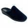 Woman slipper open from behind Nevada in navy blue