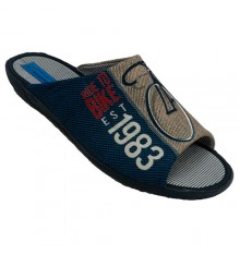 Flip flops man be at home open toe and heel Alberola in blue