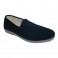 Canvas shoes with rubber sides for simple Chapines in navy blue
