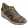 Women's sports shoe with wedge leather back PitillosMS in beig