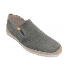 Men's shoe hemp edge leather insole Calzamur in gray