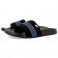 Man flip flop beach and pool grid Gioseppo in black