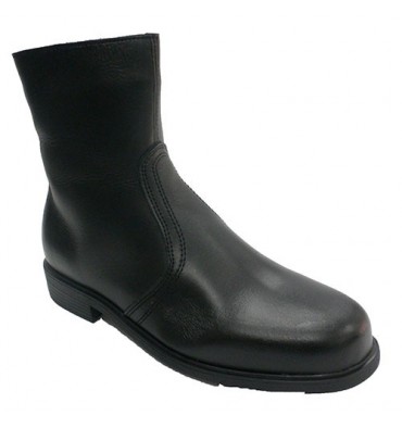 Men's dress boots with a plain zipper, Tolino type NIFTY in black