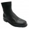 Men's dress boots with a plain zipper, Tolino type NIFTY in black
