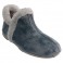 Women's slippers ankle boots with fur around Muro in heavenly