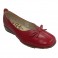 Women's closed shoe with instep bow 48 Hours in red