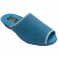 Women's open toe heel flip flops Nevada in blue