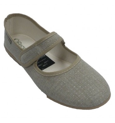 Women's slippers type flats Alberola in beig