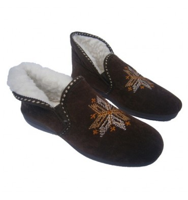   Convertible boot slippers Muro in brown