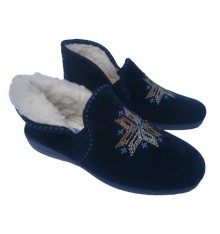   Convertible boot slippers Muro in blue