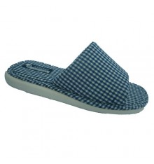   Open toe thong towel vichy reason Andinas in navy blue