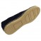 Hemp sandals herringbone fabric and rubber sole below Made in Spain in navy blue