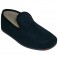Closed shoes with sheepskin lined Calzamur in blue