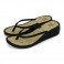 Poolshoes or meter pool straw soles toe high wedge Gioseppo in black