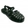 Crabeater rubber sandals River Hurán in black