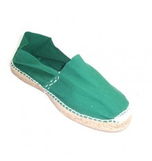 Flat sandals esparto Made in Spain in green